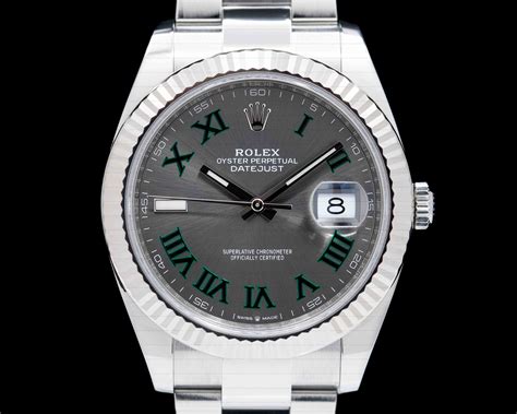 Rolex watch with roman numerals